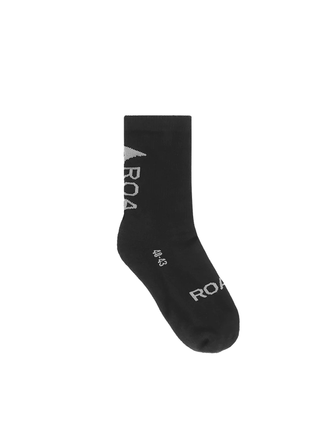 로아_ Logo Socks [Black]