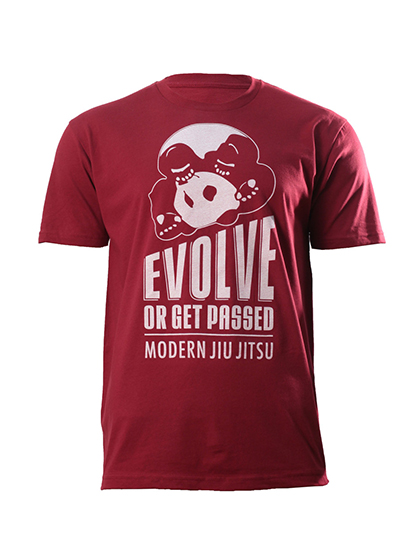 인버티드 기어_ Evolve or get passed T-shirt [Crimson]