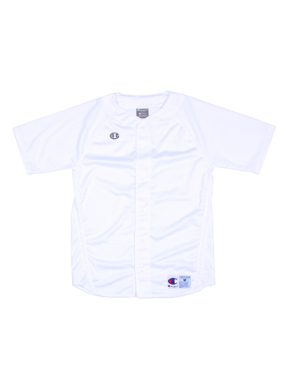 챔피온_ Short Sleeve Full Button Jersey [White]