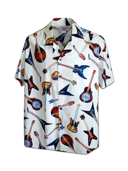 퍼시픽레전드_ Hawaiian Shirts 410-3900 [White]