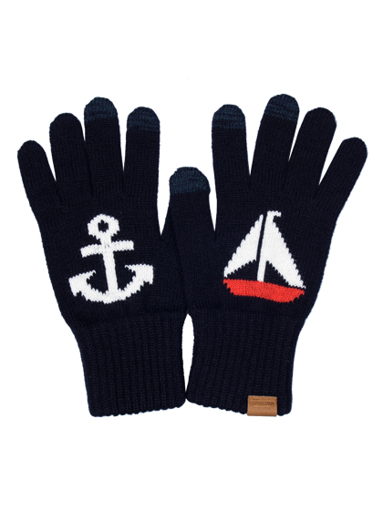 인필더디자인_ Anchor&amp;Yacht Gloves [Navy]