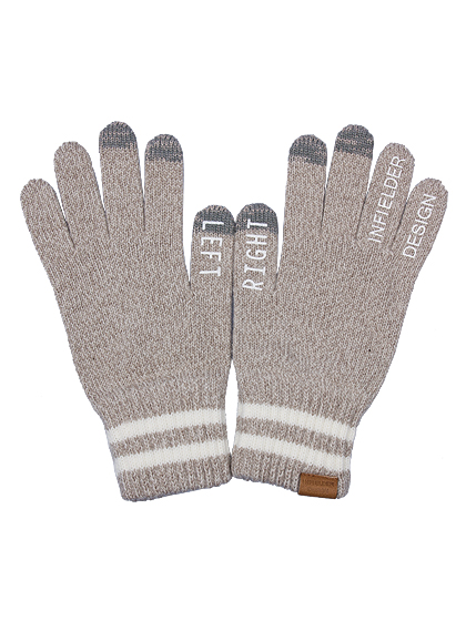 인필더디자인_ Right Left Gloves [Beige/White]