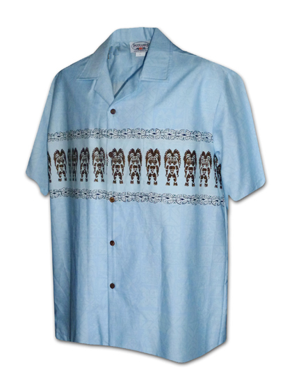 퍼시픽레전드_ Hawaiian Shirts 440-3781 [Blue]