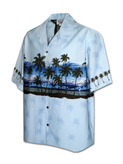 퍼시픽레전드_ Hawaiian Shirts 440-3511 [Blue]