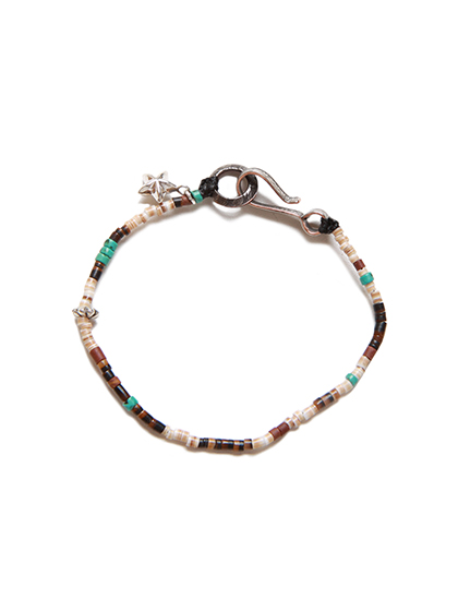 노스웍스_ Seed Beads Bracelet [D-504][Brown]