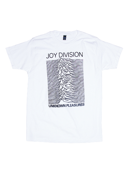 블리치아트_ Joy Division / Unknown Pleasures T-Shirt [White]