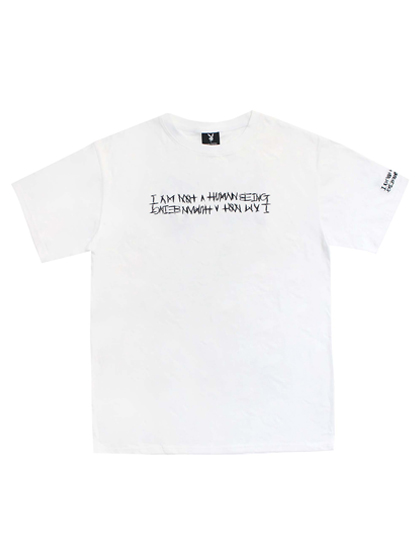 [아임낫어휴먼비잉] I AM NOT A HUMAN BEING - [HBXPB] Vintage Photo T-Shirts1 [White]