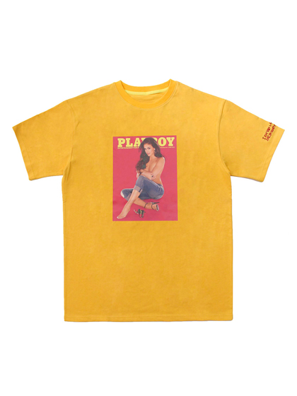 [아임낫어휴먼비잉] I AM NOT A HUMAN BEING - [HBXPB] PLAYBOY Vintage Cover T-Shirts 1 [Yellow]
