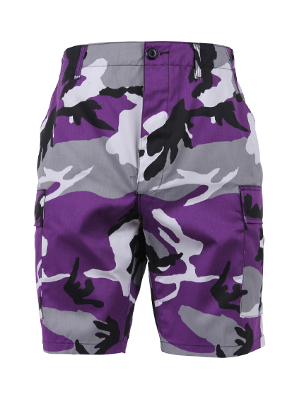 [로스코] ROTHCO - Camo BDU Shorts [Ultra Violet Camo]