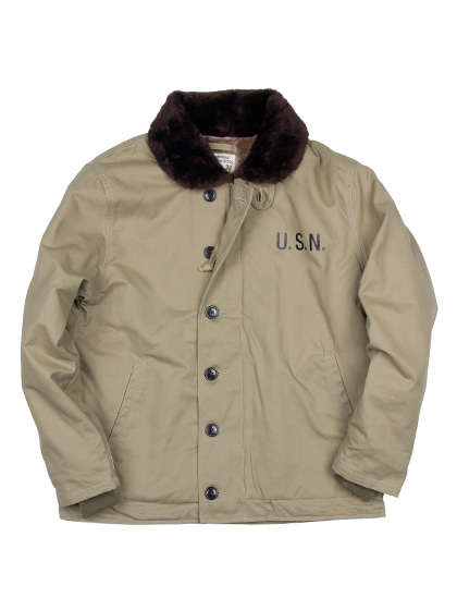 [쓰리데이즈유니온] 3 DAYS UNION - US Navy N-1 Deck Jacket [Khaki]