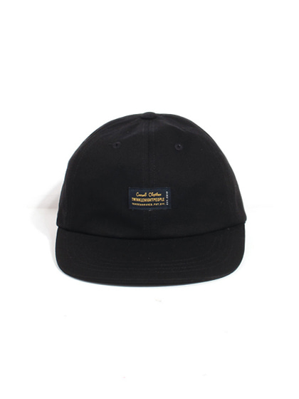 티엔피_ CC LABEL ST BALL CAP [BLACK]
