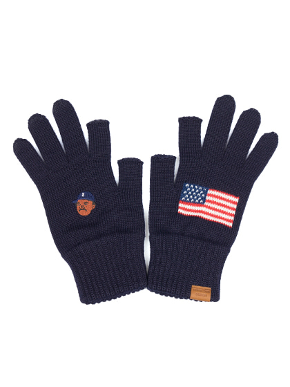 인필더디자인_ USA Flag Gloves [Navy]