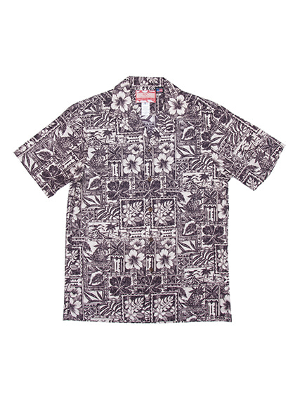 하와이안셔츠_ 102C.1149 Hawaii Shirts [Brown]