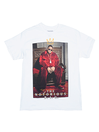 블리치아트_ Notorious B.I.G Biggie Crown Throne [White]