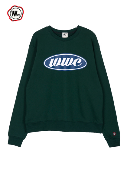 [위윌] WWC - WWC Logo Crewneck [Dark Green]
