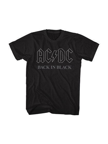 블리치아트_ ACDC Back in Black 3 T-Shirt [BLACK]