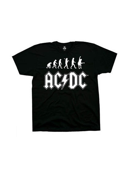 블리치아트_ ACDC Rock Evolution T-Shirt [BLACK]