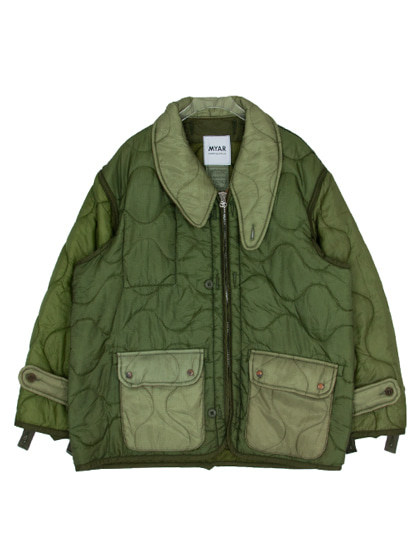 마이어_ Quilting Jacket 003 [Green]