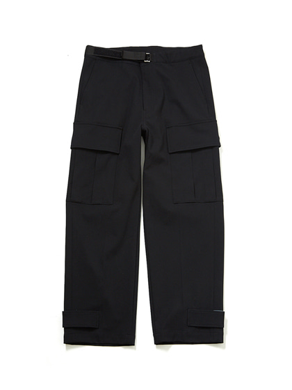 소이_ Flex Cargo Trousers [Black]