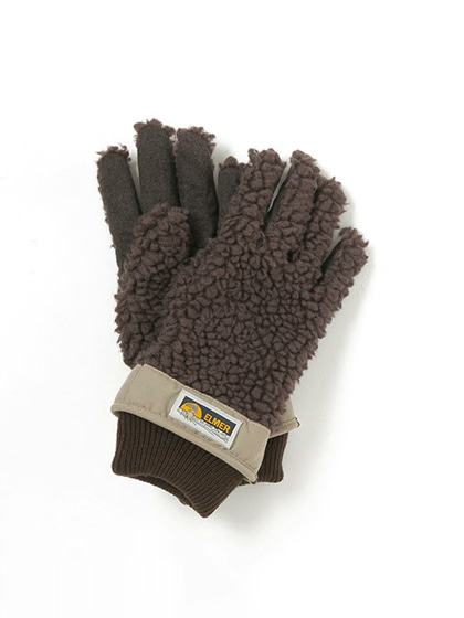 엘머글로브_ Deep Pile Gloves [Brown]