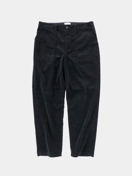 스틸바이핸드_ Corduroy baker pants [BLACK]