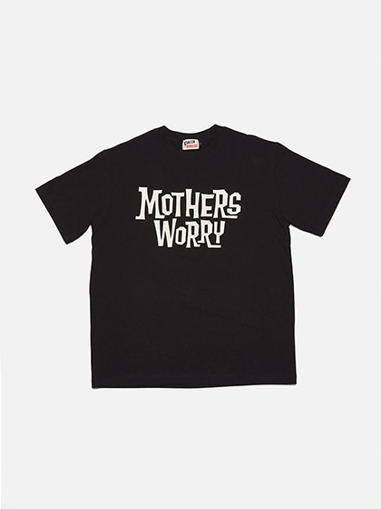 웽커스_ Mothers Worry T [black/ivory]