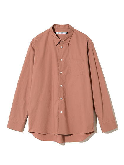 로드존그레이_ crinkled cotton shirts [peach]