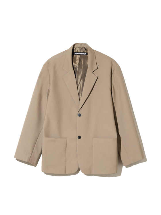로드존그레이_ casual two button jacket [beige]