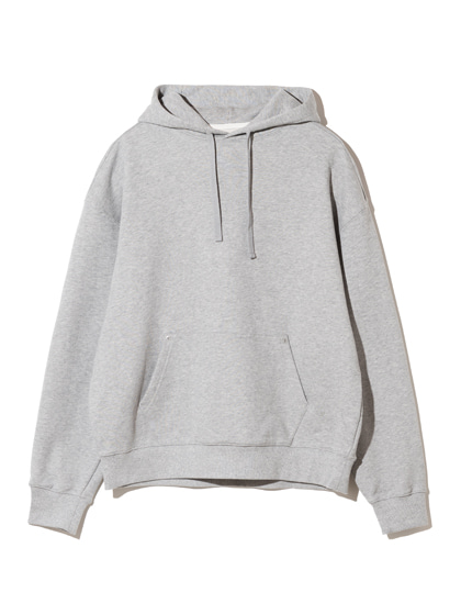 로드존그레이_ tidy crop sweat hoodie[melange grey]