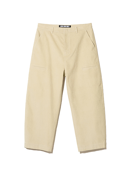 로드존그레이_corduroy curve pants [cream beige]