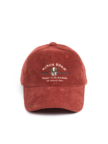 와일드브릭스_ CORDUROY KENNEL CLUB CAP [brick red]