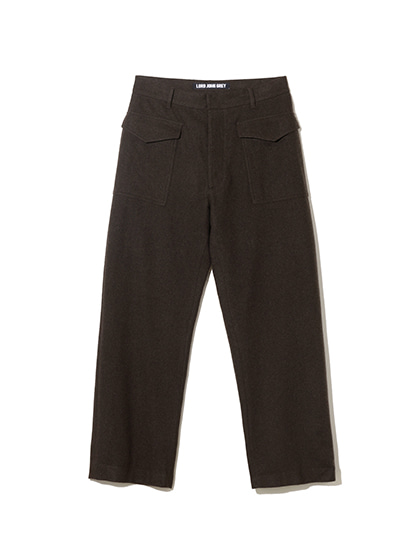 로드존그레이_fatigue wool pants [dark brown]
