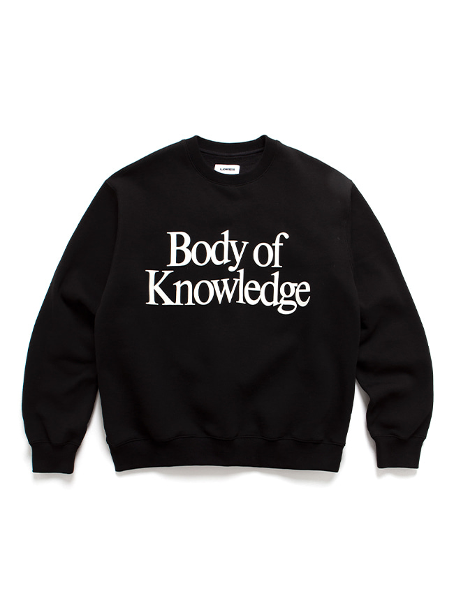로어즈_ Knowledge Sweatshirts [Black]