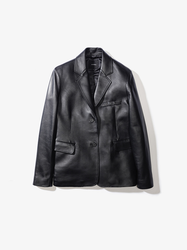 앤드로스_ Stitch Blazer Jacket (M) [Black]