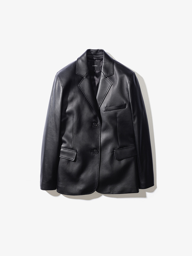 앤드로스_ Stitch Blazer Jacket (W) [Black]