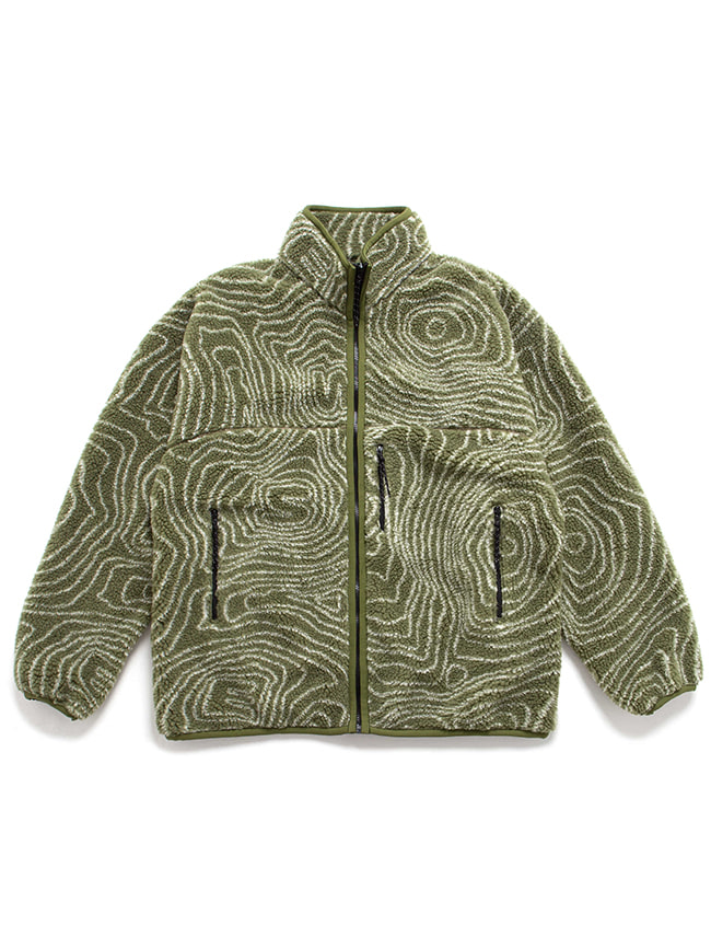 로어즈_ Contour Fleece Zip Jacket [Olive]
