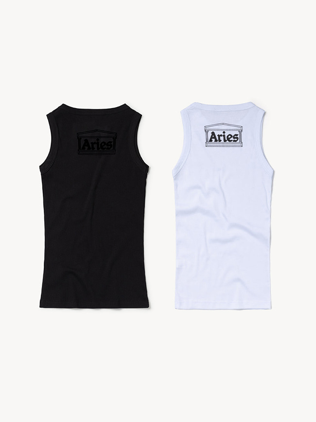 에리즈_ Rib Vest Twinpack [Black/White]