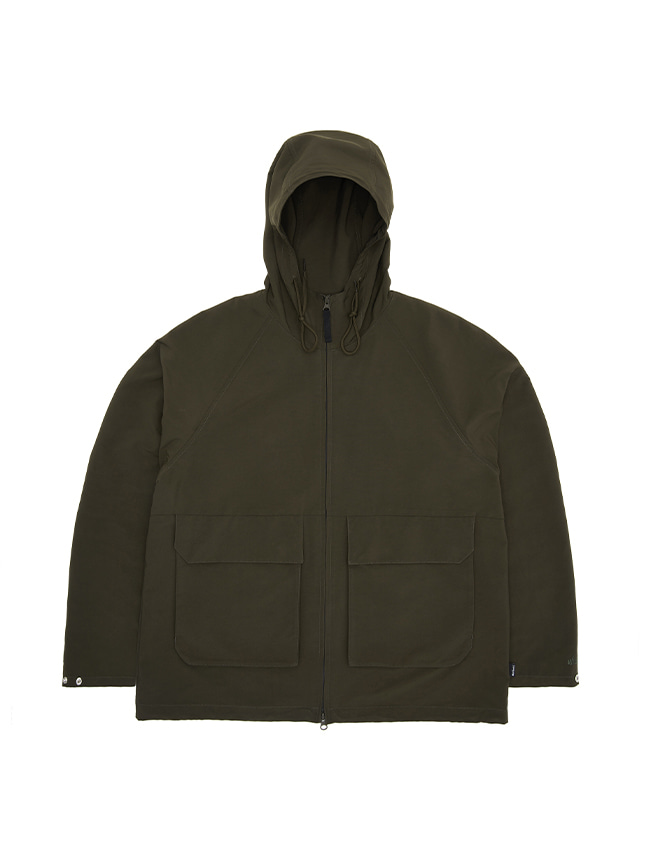 와일드띵스_ Hooded Cruiser Jacket [Olive]