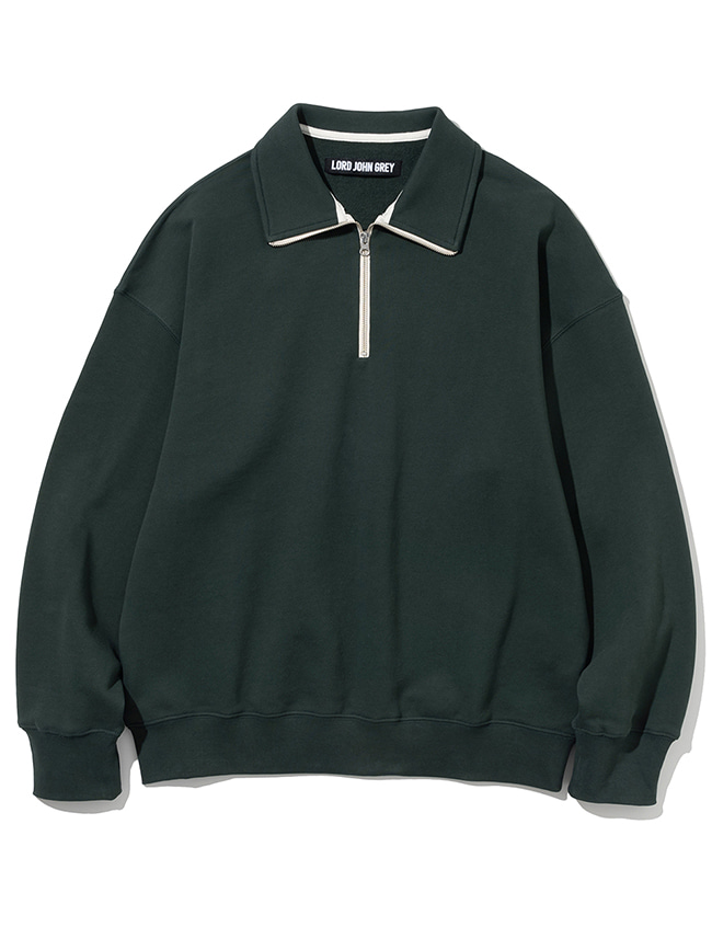 [10.5] 예약발송 로드존그레이_half zip up sweatshirts [forest]