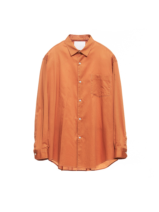 예아_ Standard Shirt [Burnt orange]