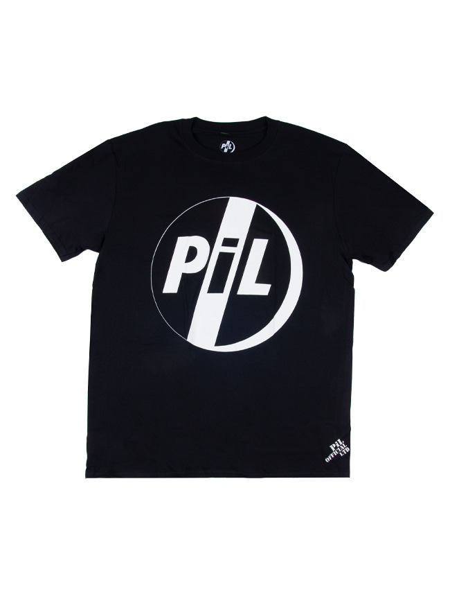 블리치아트_ Pil White Logo On Black T-Shirt [BLACK]