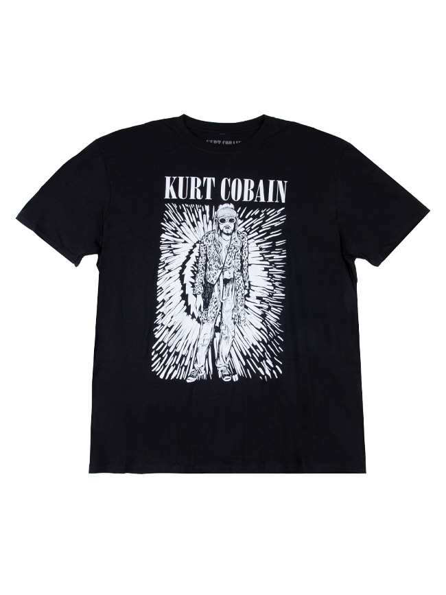 블리치아트_ Kurt Cobain Brilliance T-Shirt [BLACK]