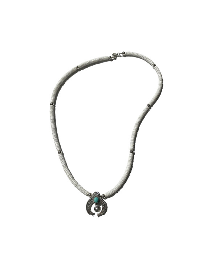 헬도라도_ TQ Naja &amp; White Shell Beads Necklace