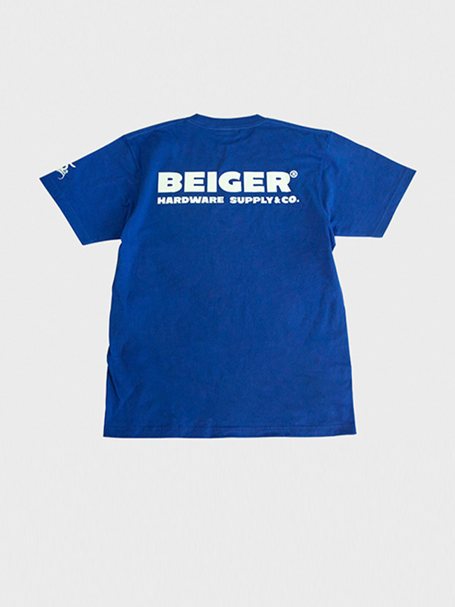 베이거 하드웨어_ BH 5th Anniversary 12 T-shirt [Blue]