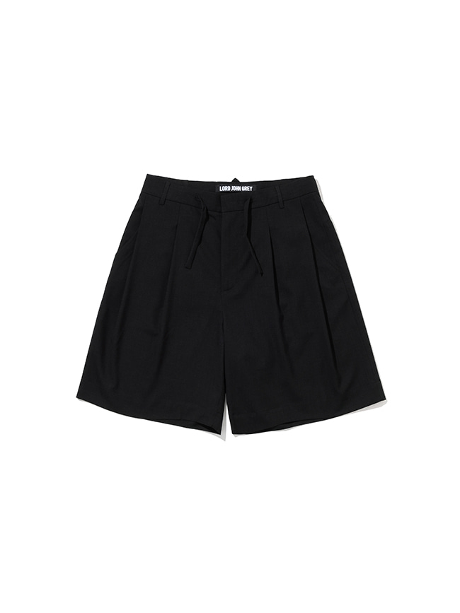 로드존그레이_linen bermuda shorts [black]