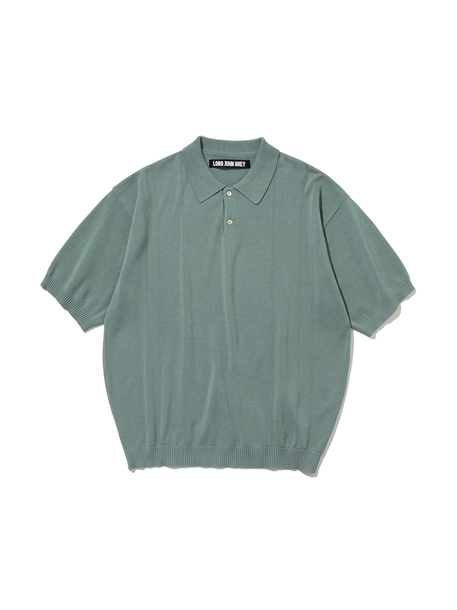 로드존그레이_ short sleeve polo knit [emerald]