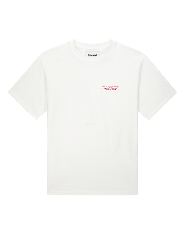토니웩_ Loan Dept. Short Sleeve T-shirt [White]