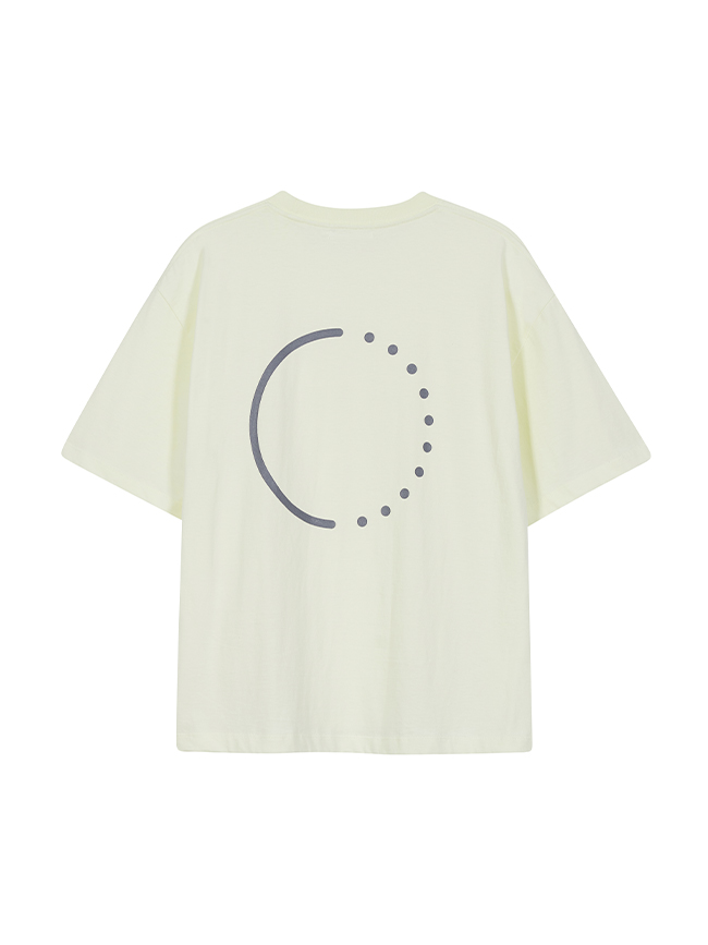 노드 아카이브_ Circle Logo Half Sleeve [Lemon]