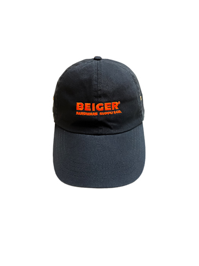베이거 하드웨어_ Beiger big logo ball cap [Black]