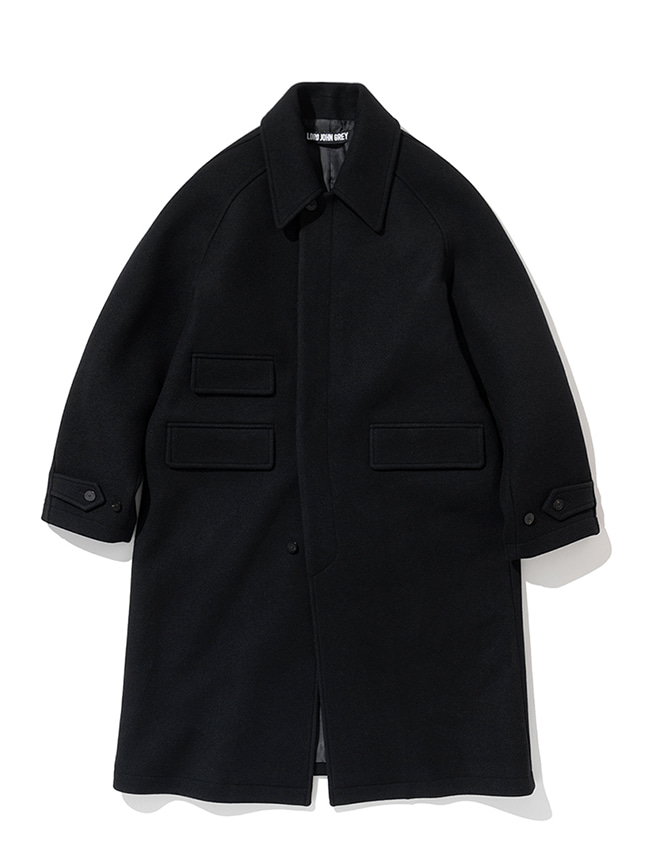 로드존그레이_22fw park wool balmacaan coat [black]